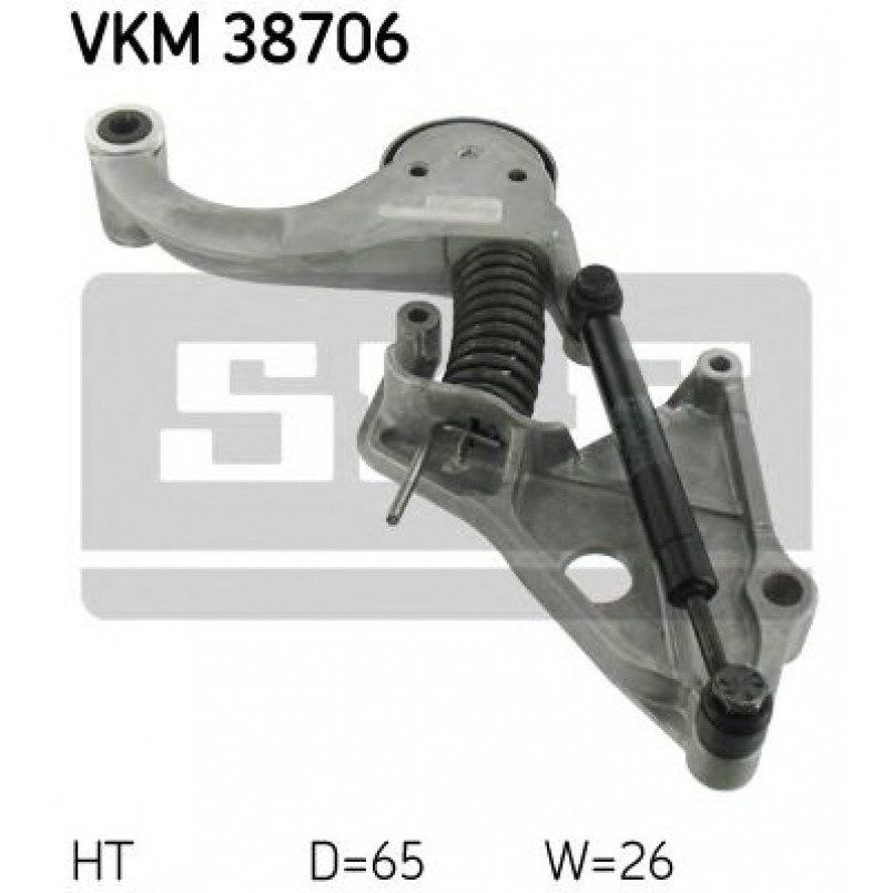 VKM 38706 SKF Натягувач поліклинового ременя